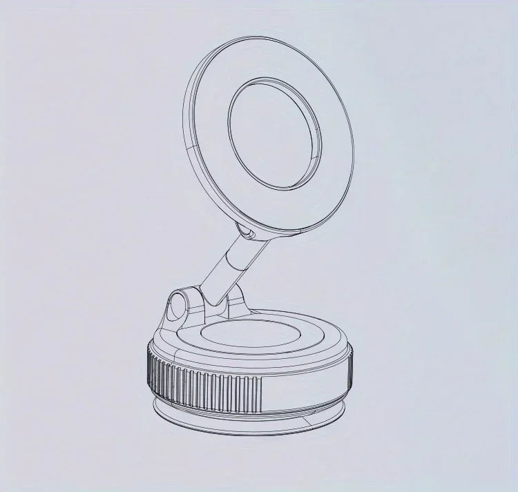 Adjustable Vacuum Magnetic Mount Car Phone Holder Upgrade