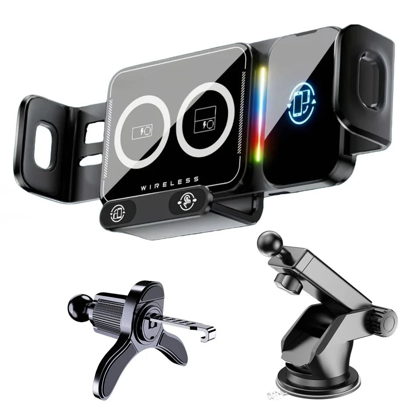 Universal Car Phone Wireless Charging Holder 360° Rotation Mount
