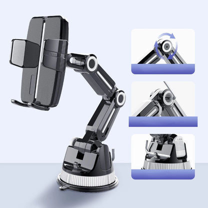 Adjustable Flexible Arm Car Phone Mount with Strong Suction Cup