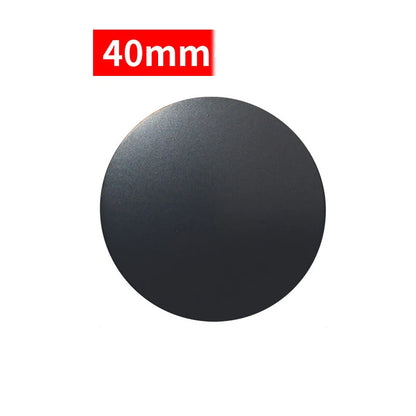 Matte black magnetic sheet adhesive metal plate for car