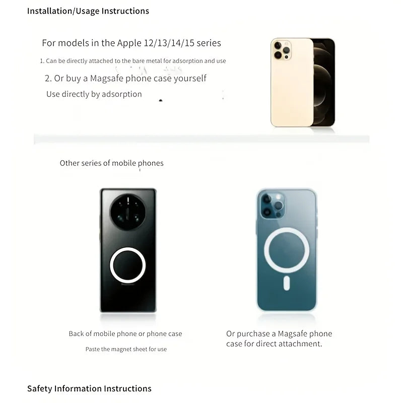 Magsafe Car Phone Holder Mobile Cellphone Support