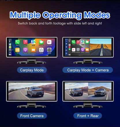 10/11.26 inch Dash Cam 4K Car DVR Wireless Dual Lens