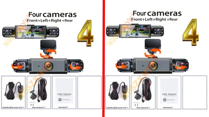 Car DVR 1080P Video Recorder 360°Dash Cam for Car