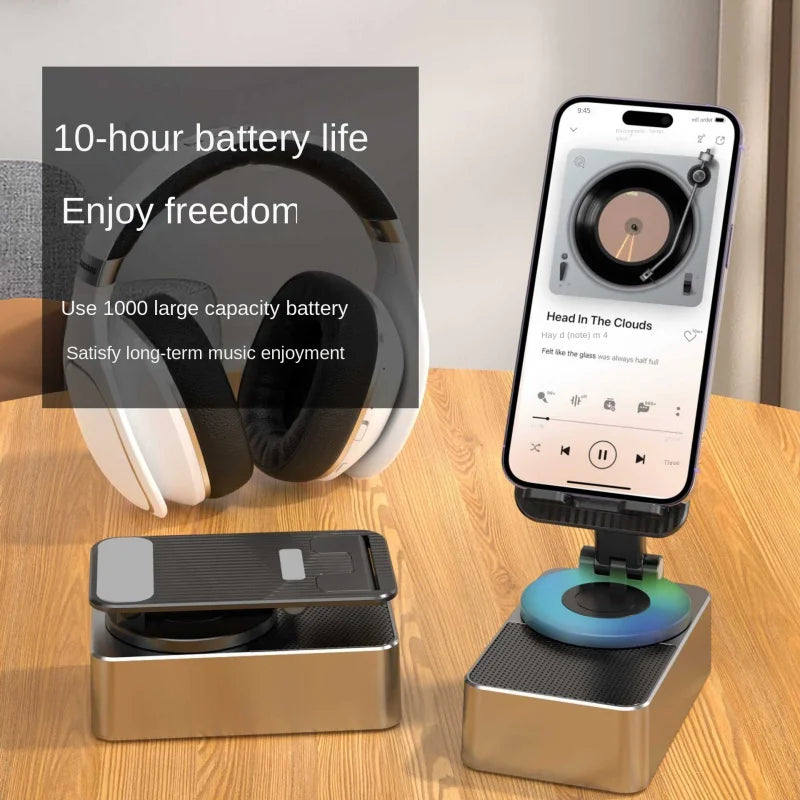 3 In 1 Mobile Phone Bracket Bluetooth Speaker Power Bank