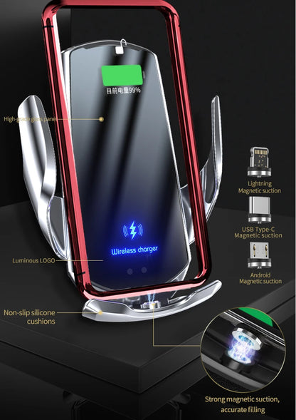 Car Phone Holder Special Fixed Bracket Base Wireless Charging