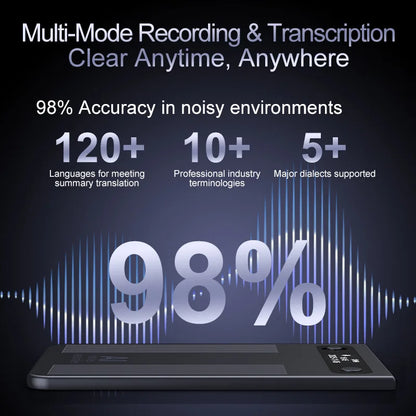 New Ultra-thin T8 Intelligent AI Voice Recorder Transcription