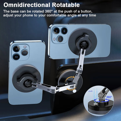 Magnetic Car Phone Holder Wireless Car Charger Mount Stand