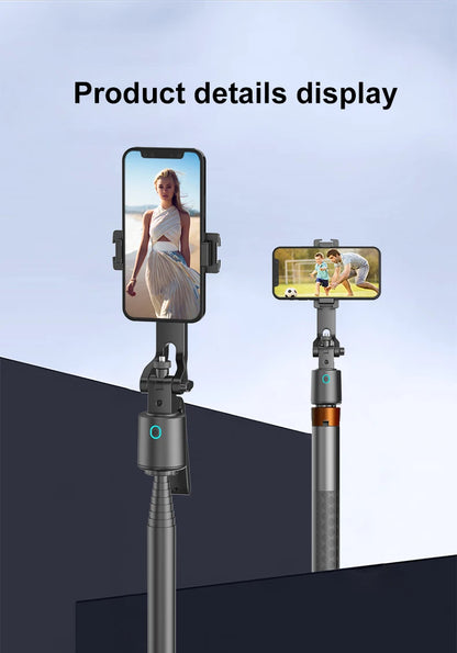 AI Face Tracking Tripod Intelligent Smart Selfie Stick Foldable