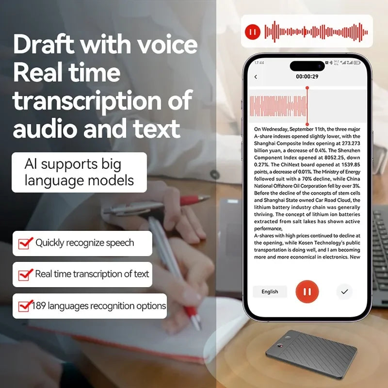 AI Voice Recorder Transcribe & Summarization with ChatGPT Recorder AI
