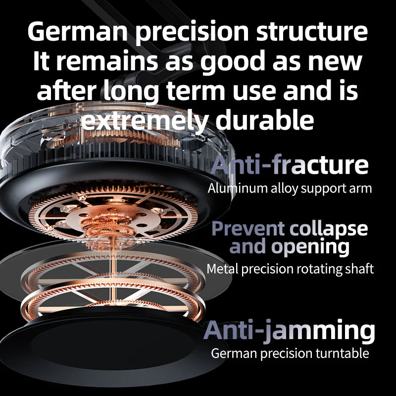 Universal Strong Magnetic Car Phone Holder Foldable Design