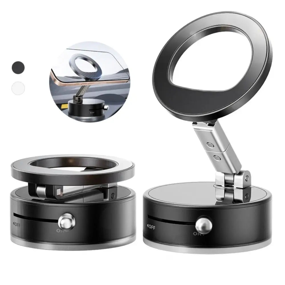 High Quality Vacuum Suction Magnetic Phone Holder Folding