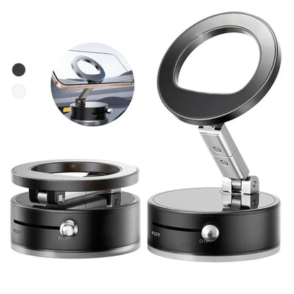High Quality Vacuum Suction Magnetic Phone Holder Folding