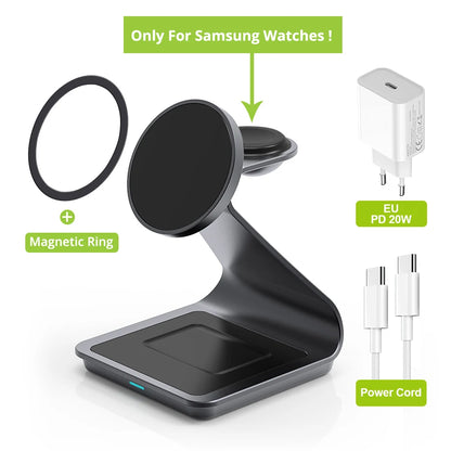 3 in 1 Wireless Charger Metal Stand for Samsung