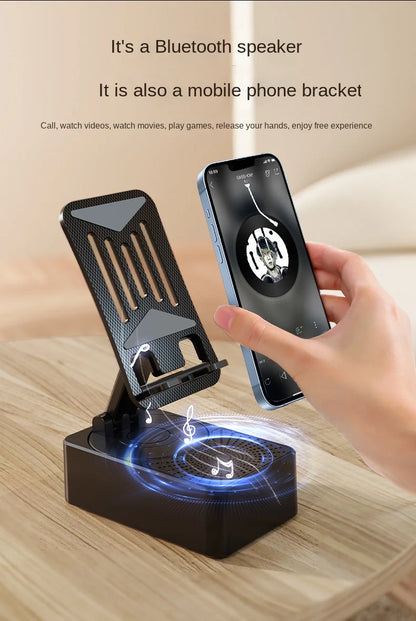 3 In 1 Mobile Phone Bracket Bluetooth Speaker Power Bank