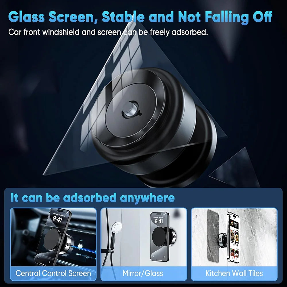 Car Mount Electric Vacuum Magnetic Holder 360° Adjustable