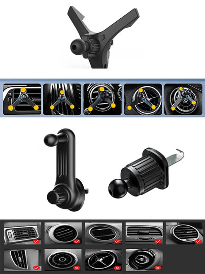 Upgrade Gravity Car Phone Holder Air Vent Clip