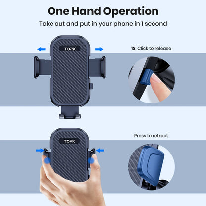 TOPK Car Phone Holder Mount,