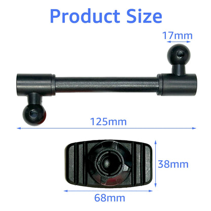 17mm Ball Head Hose Glue Sticker Base for Car