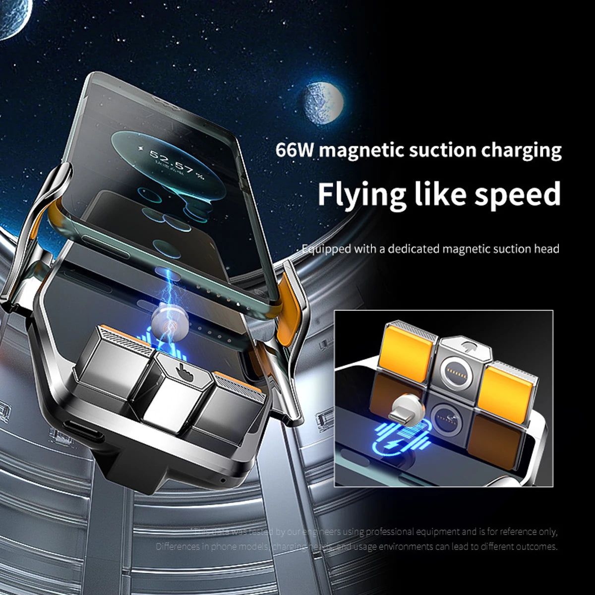 Car Phone Holder For BMW X1 U11Magnetic Wireless Charging