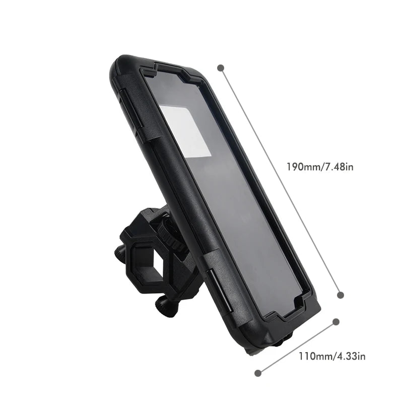 New Motorcycle Phone Holder 360 Degree Rotation Cell Phone Clamp