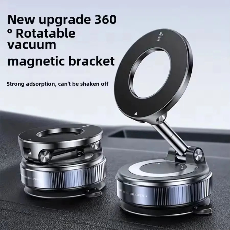2026 New Vacuum Magnetic Phone Holder for Car