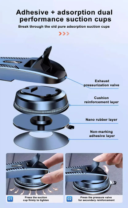 Sucker Car Phone Holder Mount Stand Suction Cup Smartphone
