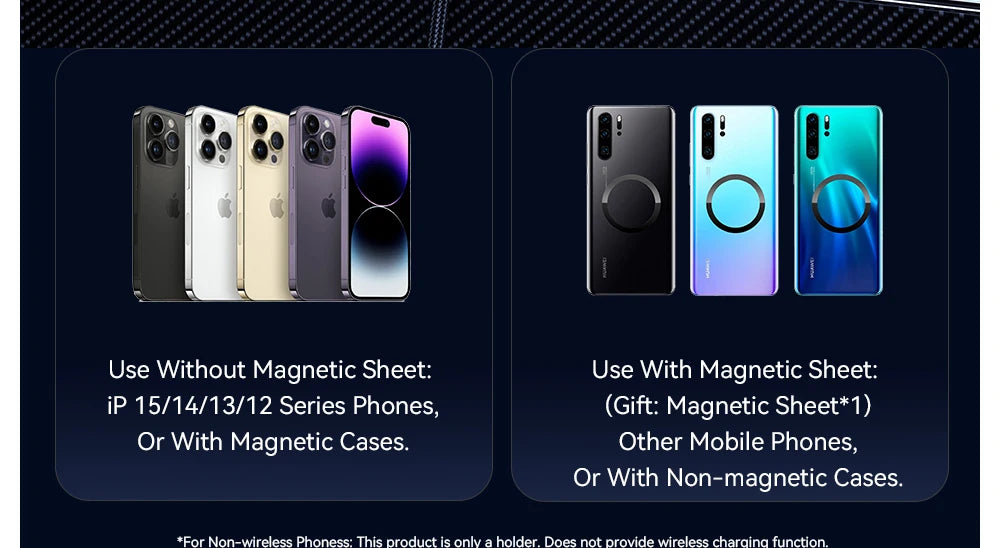 Essager 15W Magnetic Wireless Car Phone Holder Adjustable