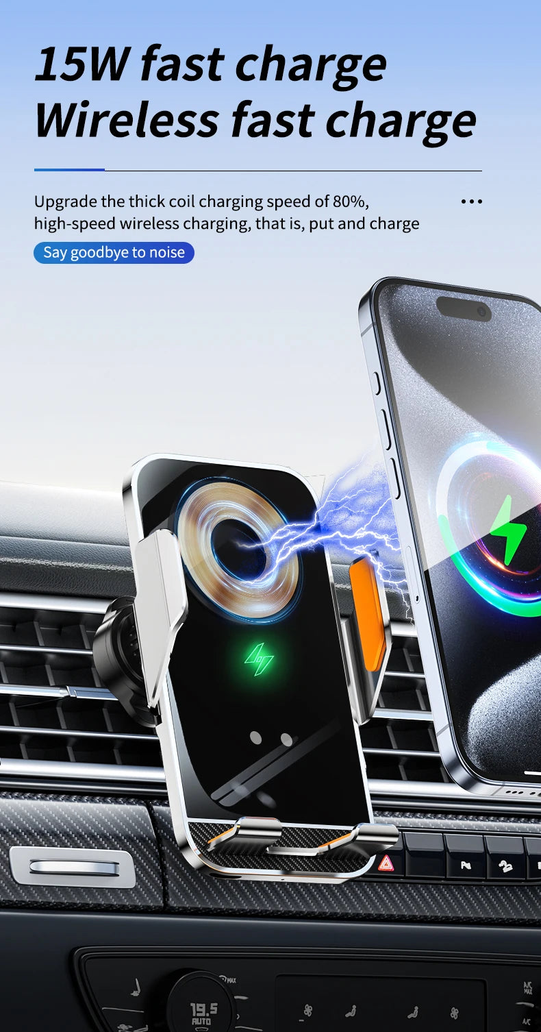 New Wireless Car Phone Holder with Charger