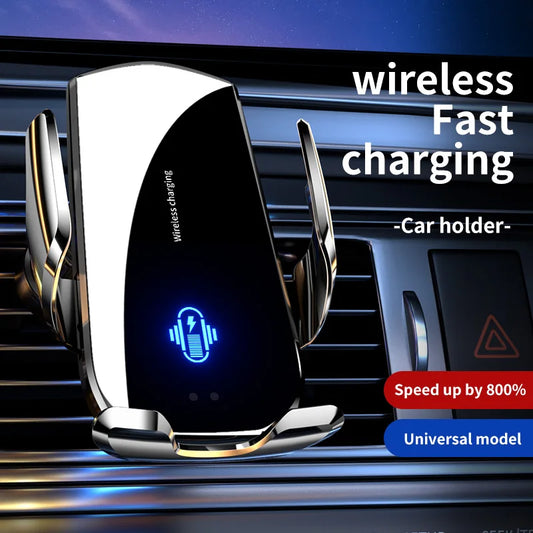 Wireless Car Phone Holder 15W Fast Charging Wireless Charger