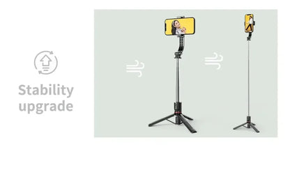 Wireless Selfie Stick for Smartphone 44 Inch Tripod