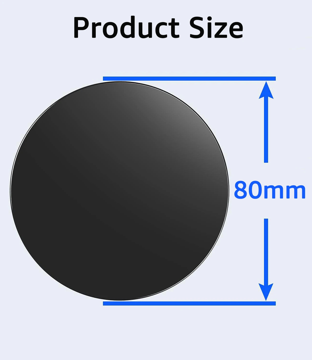 80mm Car Dash Dashboard Adhesive Sticky for Suction Cup