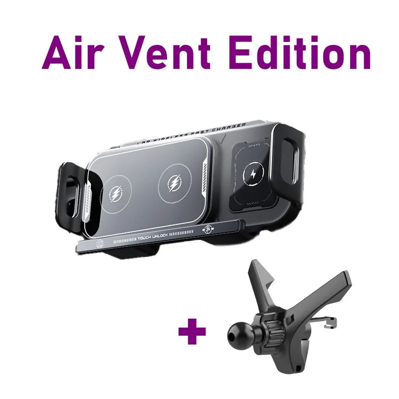 Universal Car Phone Wireless Charger Holder 360° Rotation Mount