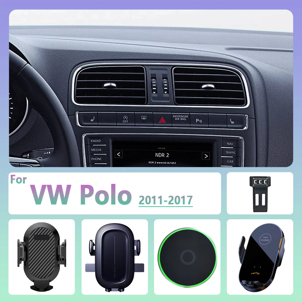 For Volkswagen Polo 2011-2017 5th Gen Car Phone Holder