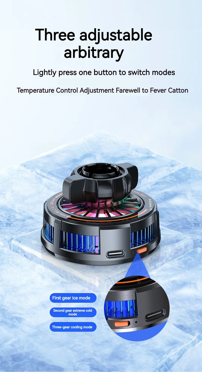 Universal Metal Car Magnetic Semiconductor Cooling Phone Holder