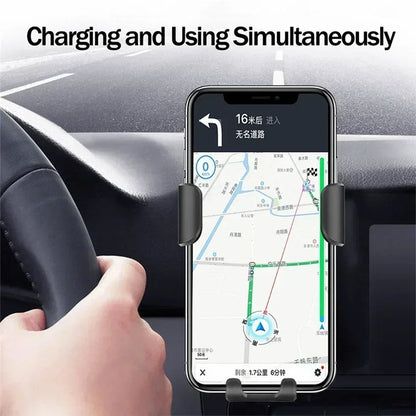 30W Fast Wireless Chargers Car Holder Charger
