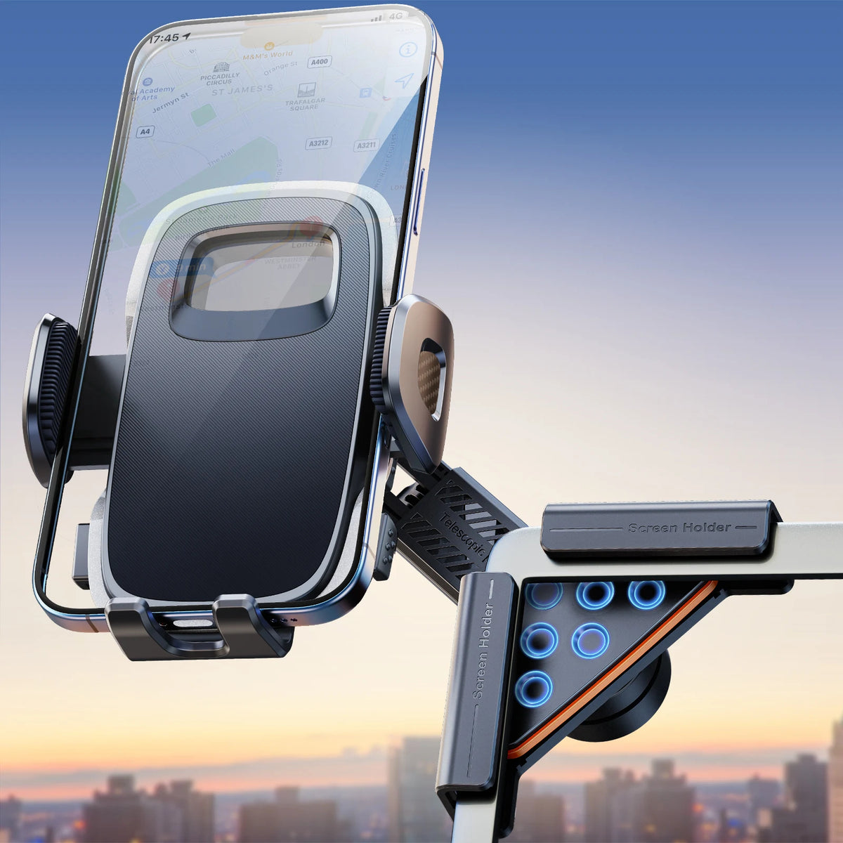 Eary Car Phone Mount 360°Adjustable