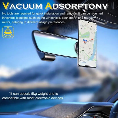 360° Rotating Magnetic Car Phone Holder Dual-Sided Mount