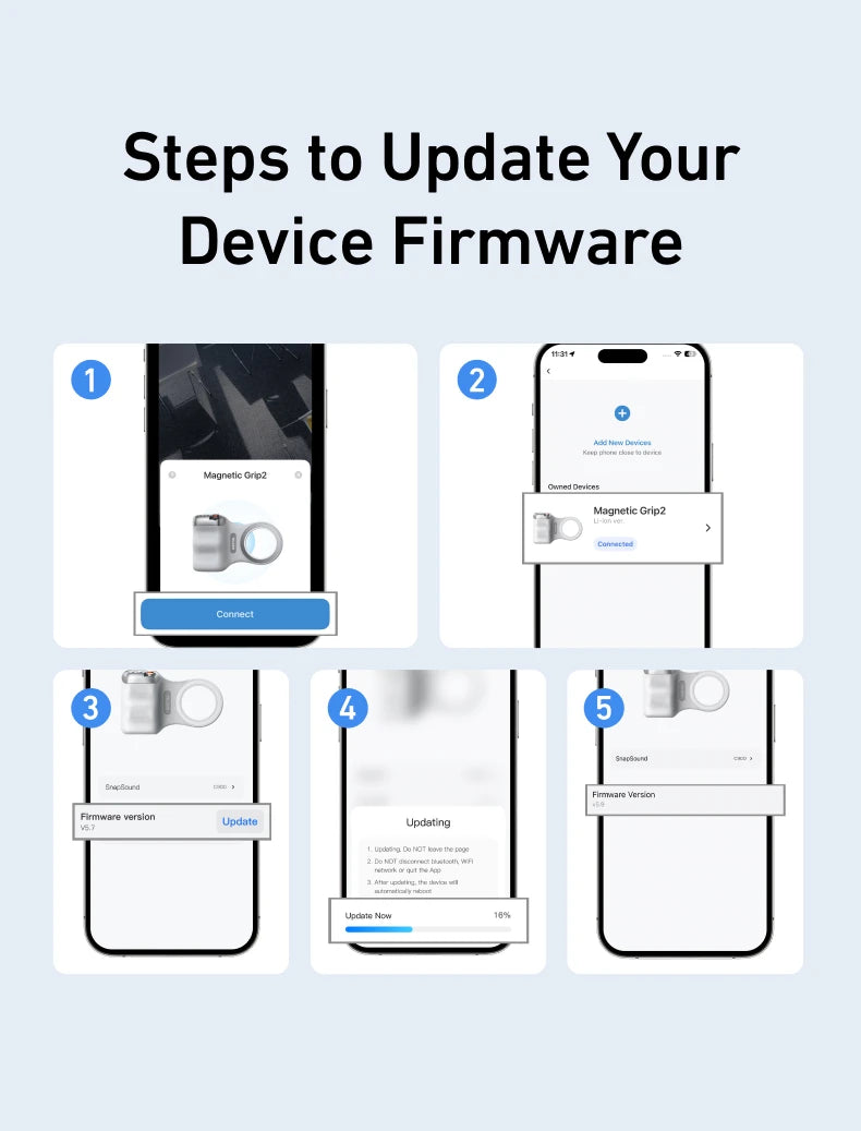 Phone Camera Shoot Hand Grip Magnetic Phone Holder