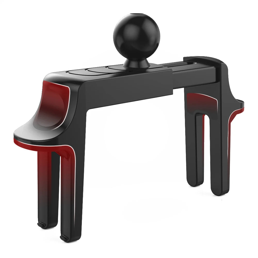 Universal Car Round Air Vent Clip Cellphone Stand 17mm Ball Head Base