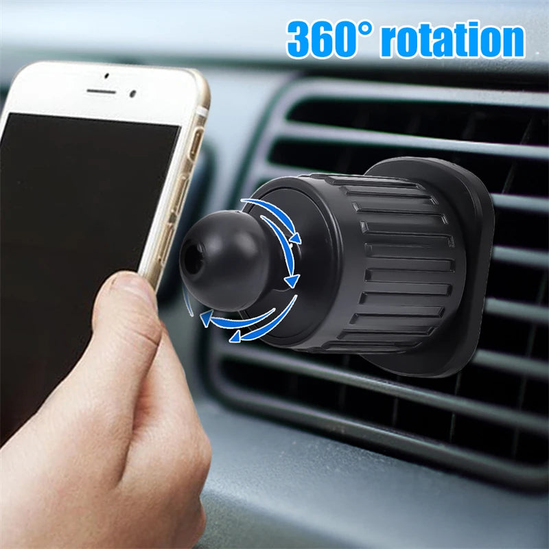 Car Air Vent Clip Mount 17mm Ball Head Base for Car