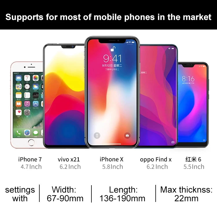 Fast Charger Stand Wireless Charging Shockproof Handlebar Mount