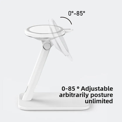 Magnetic Phone Holder Stand with Wireless Charger