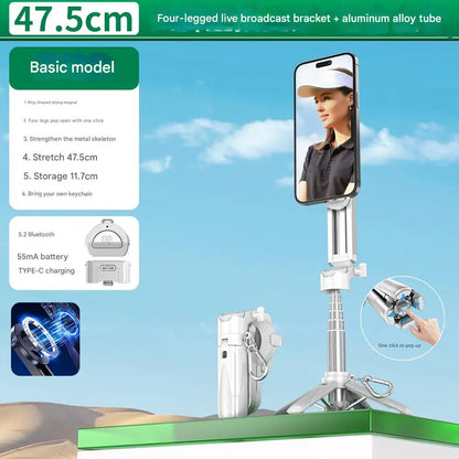 Upgraded Multi-Function Foldable Magnetic Phone Holder