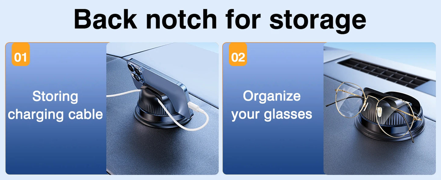 Car Phone Mount Holder for Dash One-Handed