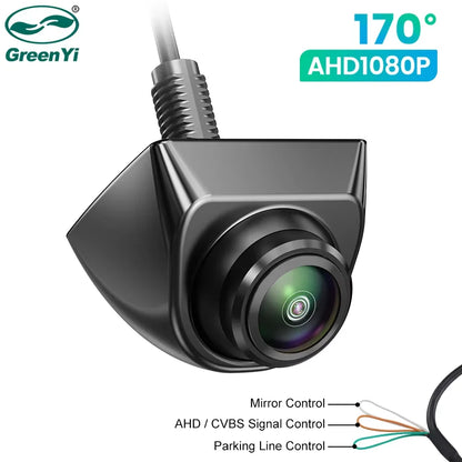 GreenYi 170° AHD Car Rear View Camera Mini Side/Front/Backup