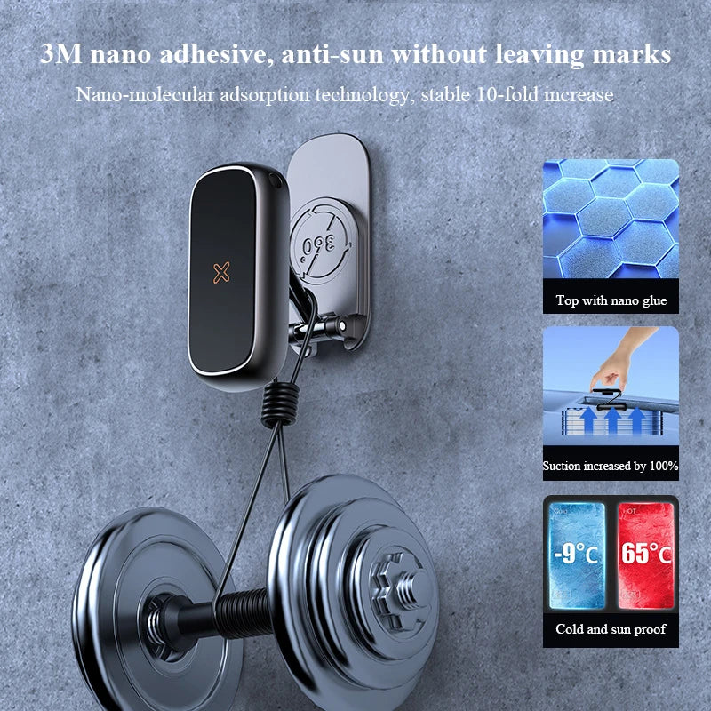 Magnetic Car Mount All-Metal Strongest Magnet Foldable