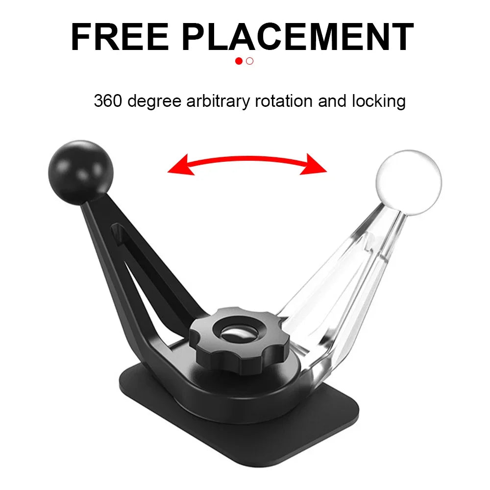 Ball Head Bracket with Sticky Base for Mobile Phone DVR Camera