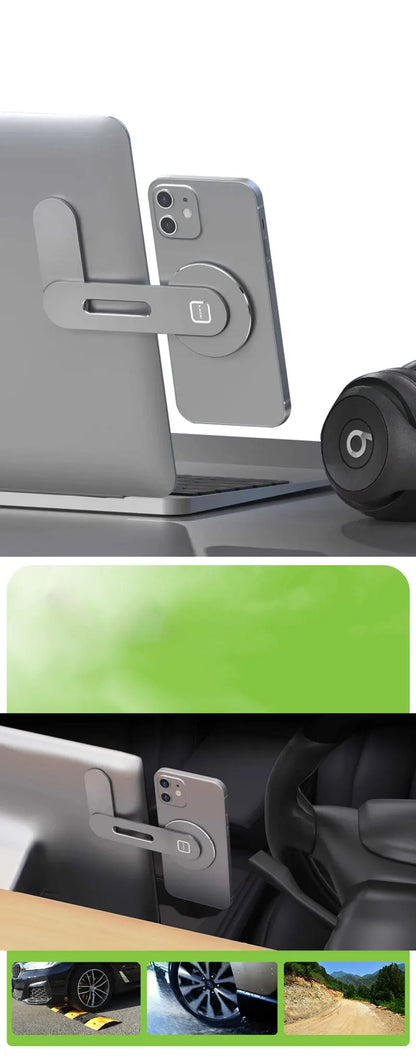 Invisible Foldaway Car Phone Mount Holder 15W Magnetic