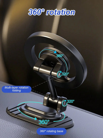 360° Rotating Magnetic Car Phone Holder Foldable