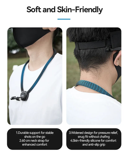 TELESIN Phone Action Camera 2 in 1 Neck Hold Mount